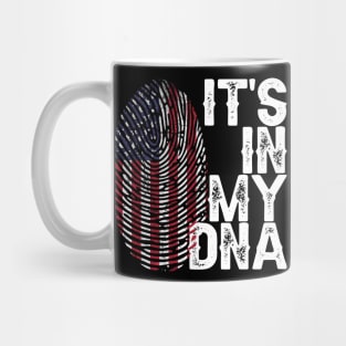 Its In My DNA American Flag Proud Mug